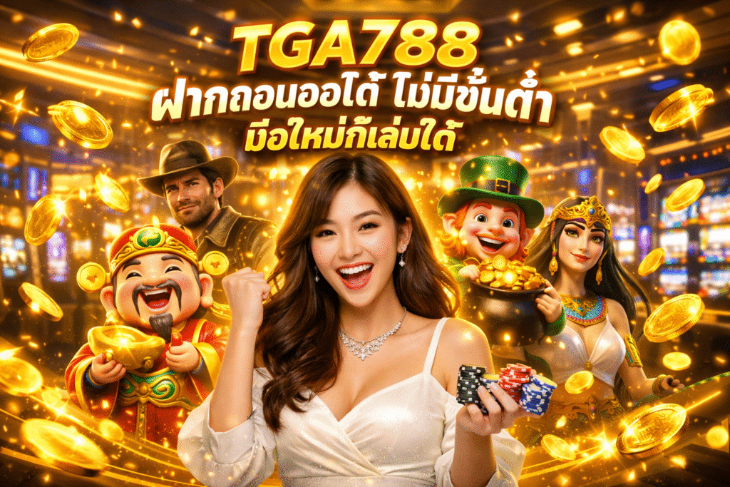 TGA788 ฝากถอนออโต้ ไม่มีขั้นต่ำ มือใหม่ก็เล่นได้