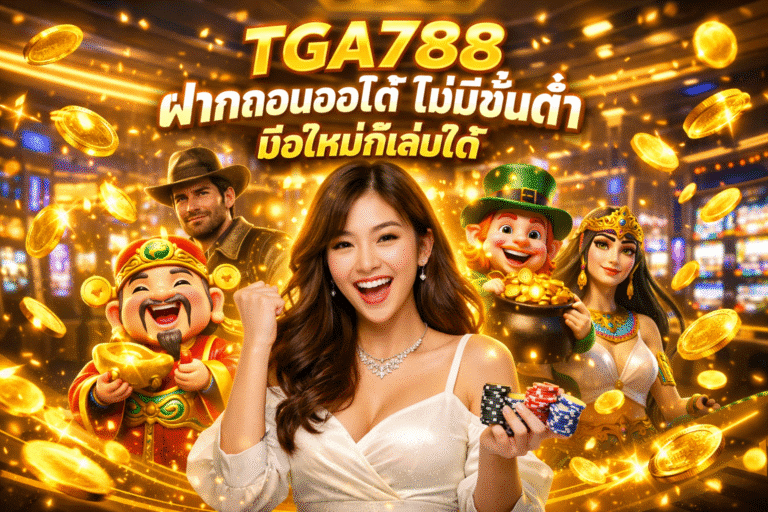 TGA788 ฝากถอนออโต้ ไม่มีขั้นต่ำ มือใหม่ก็เล่นได้