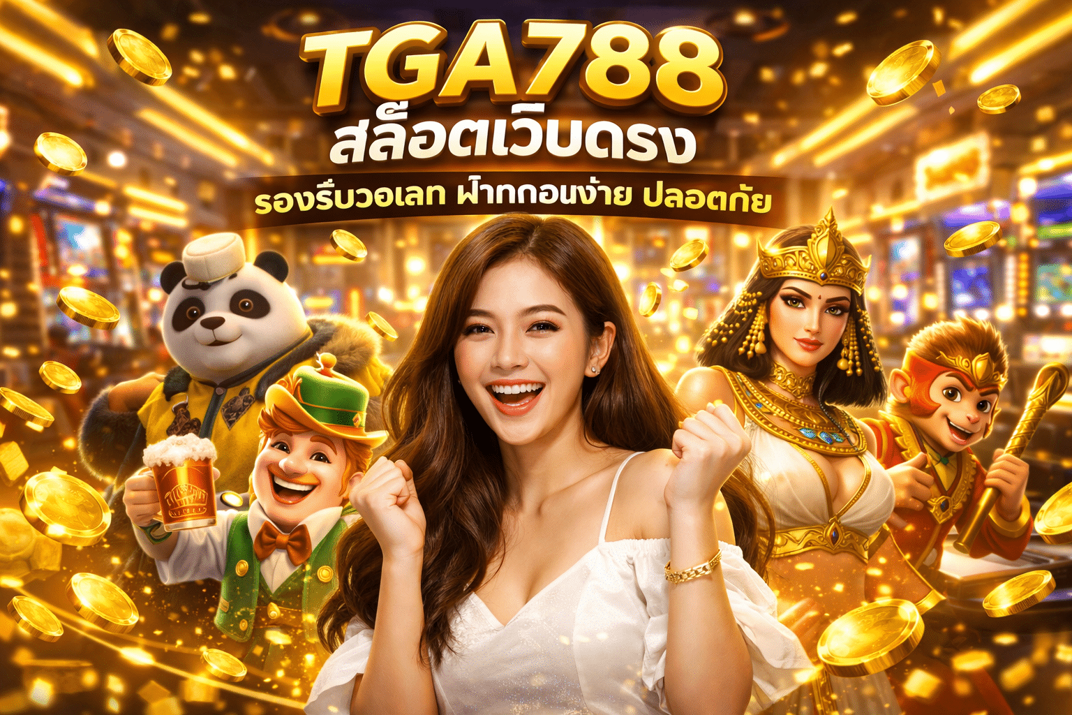 TGA788 สล็อตเว็บตรง รองรับวอเลท ฝากถอนง่าย ปลอดภัย